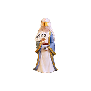 外五行招财熊武士五仙摆件家居装饰品创意工艺品桌面装饰可装藏