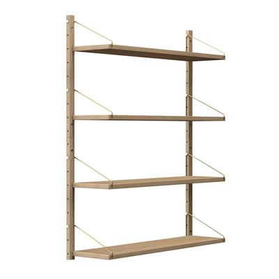 实木一字搁板墙壁置物架