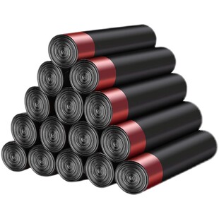 抽绳垃圾袋家用大号垃圾袋手提式一次性塑料袋子加厚款厨房卫生