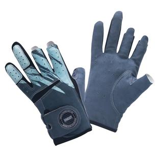 国王路亚手套海钓专用防刺防水露三指户外钓鱼手套防割不沾饵男士