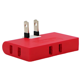 超薄无线插头转换器缝隙靠墙插座一分三旋转插头家用拓展转换插头