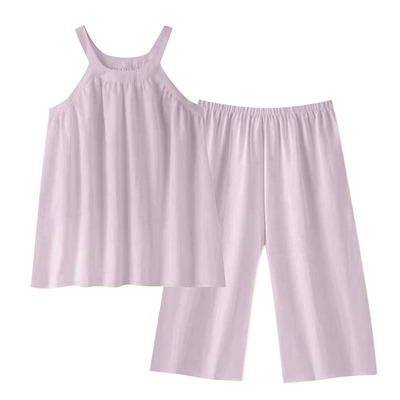 浪莎云朵棉带胸垫睡衣女夏季吊带