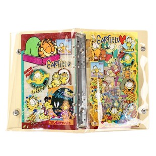 A6卡册亚克力摇摇乐存钱本现金票据收纳diy相册卡通活页本记事本