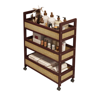 小推车美容院专用可移动非实木理发店工具车多功能便捷收纳置物架