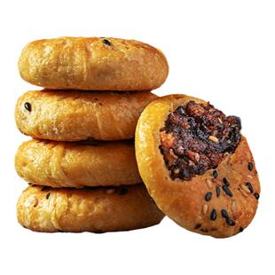 大麻子金华小酥饼烧饼特产好吃的休闲小吃零食品梅干菜肉酥饼