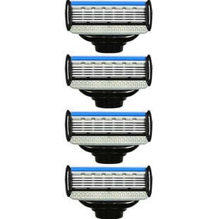 五层手动剃须刀刀头胡须刀男阿帕奇刀头 刮胡子刀手动无刀柄