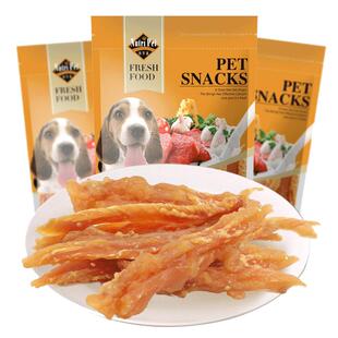 宠物狗训练奖励鸡胸肉干鸡肉条小犬泰迪金比熊毛磨牙耐咬零食