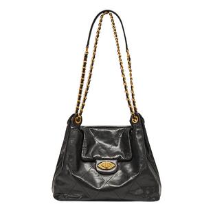 思加图冬季新款通勤绗缝包托特包单肩斜挎包背提包女X8320DX5