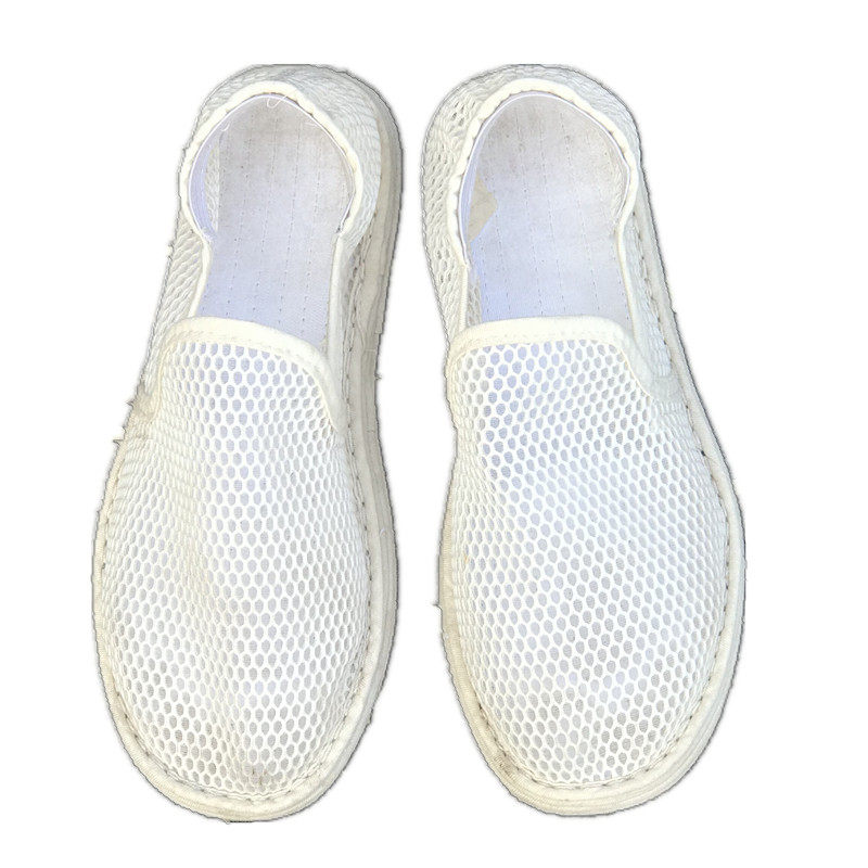 春季棉麻小白鞋女平底纯手工千层底布鞋中国风中式白色汉服鞋复古