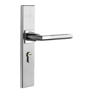 玥玛304不锈钢卧室门锁套装免改孔室内房间门通用型家用实木门锁