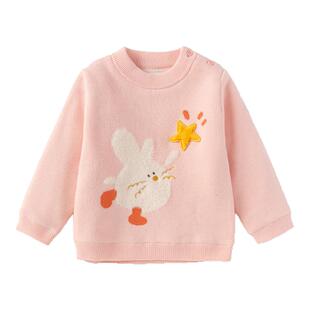 巴拉巴拉女童毛衣婴儿宝宝针织毛衫打底衫儿童加厚毛线衣冬装新款