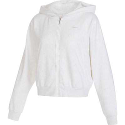 nike耐克女子运动休闲简约针织连帽拉链夹克外套锐力FN2420-051