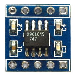 x9c104数字电位器模块 100阶数字电位器 调节电桥平衡传感器