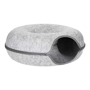 甜甜圈猫窝隧道猫窝封闭式安全感双层四季通用猫咪窝上下轮胎猫窝