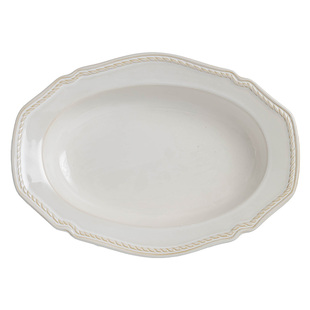 蒸鱼盘陶瓷盘深盘复古法式餐盘家用餐具轻奢浮雕菜盘大盘子高级感