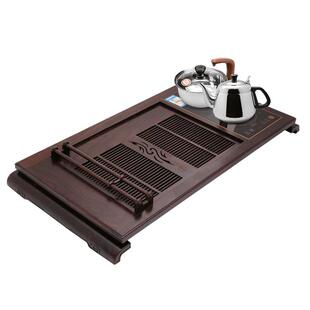 汉唐茶盘2026新款家用大号实木茶台茶海整套烧水壶一体全自动上水