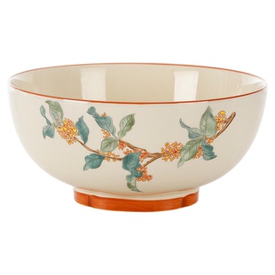 8寸汤碗家用2025新款高颜值面碗大号汤面碗釉下彩好看的陶瓷大碗