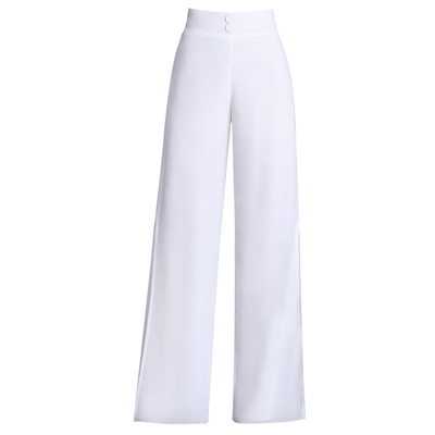 2024新款雪纺高腰阔腿裤长裤舞蹈