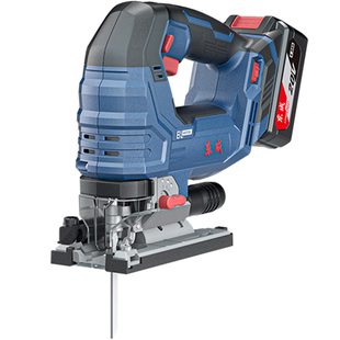 东成DCMQ85锂电曲线锯电动木工家用电锯手持木板线锯小型切割机