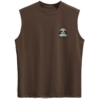 100%纯棉背心透气吸汗不易起球