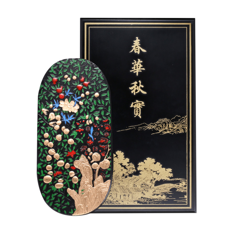 非遗徽墨木盒装胡开文徽墨