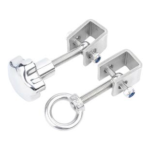 304不锈钢吊环活节螺丝螺母套装梅花手柄过滤器压力反应釜锁紧件