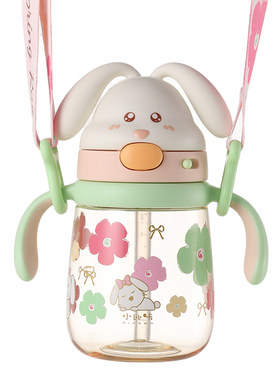 小比咔PPSU婴儿学饮杯防喷防呛