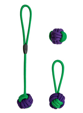狗狗玩具球绳结拔河互动宠物用品