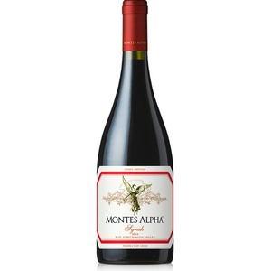 红酒葡萄酒进口干红智利原瓶欧法西拉syrah蒙特斯官方旗舰店正品