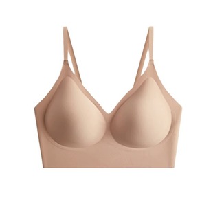 穿白T不透！粉底液深肤色无痕隐形内衣薄款大胸显小聚拢背心文胸