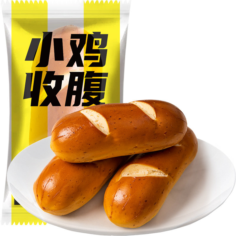 小鸡收腹碱水全麦面包