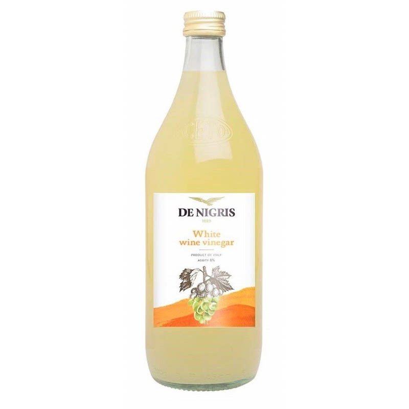 De Nigris Balsamic Vinegar意大利飞鹰白酒醋1000ML白葡萄酒醋版