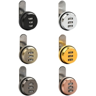 密码信箱锁小区家用抽屉柜门文件柜档案储物更衣柜报箱铁皮转舌锁