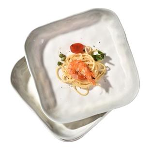 陶瓷盘子餐盘家用2025新款方盘菜盘碟子高级感轻奢釉下彩深盘餐具