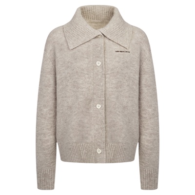 ANN ANDELMAN秋冬新款女士翻领系扣毛线针织衫银泰百货 301286