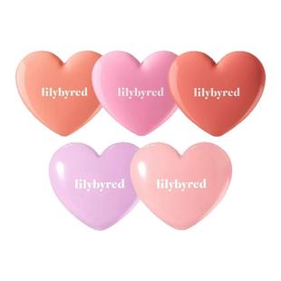小猴子推荐丨韩国Lilybyred爱心单色腮红膏02水光自然粉色紫色