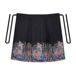 罗芙梦织造司原创明制汉服马面裙女套装2025新款搭配粉色立领上衣