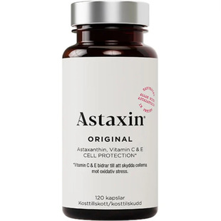 瑞典虾青素Astaxin雨生红球藻精华软胶囊 瓶装120粒