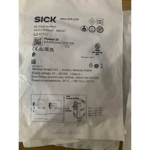 议价全新现货西克SICKGL6N1111货号1050709镜面反射