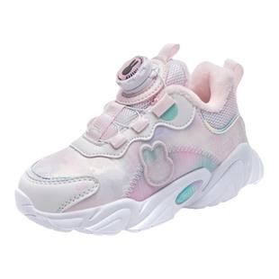 Miffy米菲童鞋女童鞋2025冬季新款加绒保暖儿童运动鞋休闲鞋潮