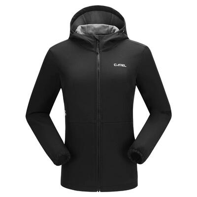 骆驼软壳冲锋衣女2021防风防水