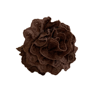 suzyacc kr法式复古蕾丝花朵抓夹女2024新款高级感后脑勺盘发发夹