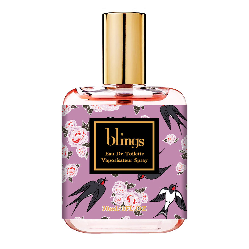 【blings艺术插画香水】国潮大吉岭茶蓝风铃反转巴黎男女淡香水