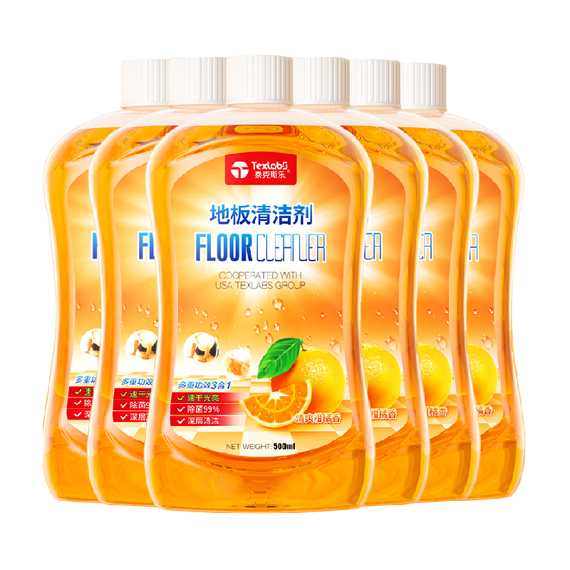 泰克斯乐地板清洁剂500ml×6瓶