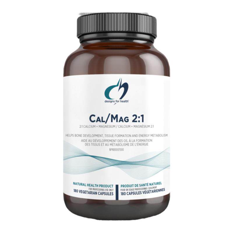 现货 加拿大 Designs for Health 健康设计 Cal/Mag 2:1 钙镁片