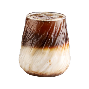 Bincoo咖啡杯高档精致复古美式Dirty玻璃杯下午茶意式浓缩拿铁杯