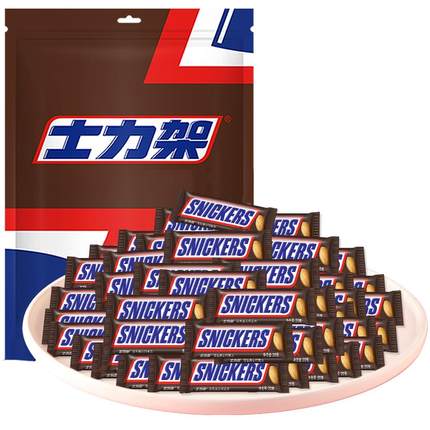 【吴磊同款】士力架花生夹心巧克力1000g*1袋运动分享零食喜糖果