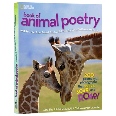 华研原版 美国国家地理 动物诗集 英文原版 National Geographic Book of Animal Poetry 英文版 进口英语书籍