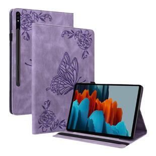 适用三星s9fe平板保护套无磁带笔槽Tab S7FE s7+ A8 S5E保护壳T720带笔槽Tab s6lite有盖好看软壳钢化膜可选