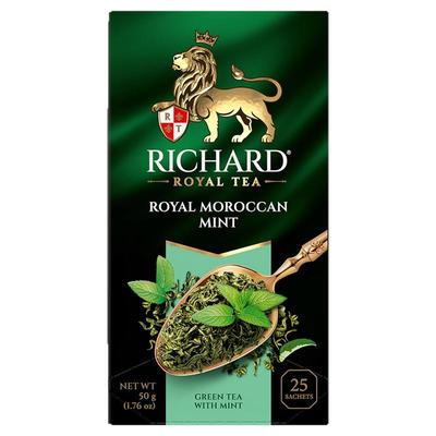 瑞查得RICHARD摩洛哥薄荷风味绿茶独立袋泡茶清凉夏日冷泡茶